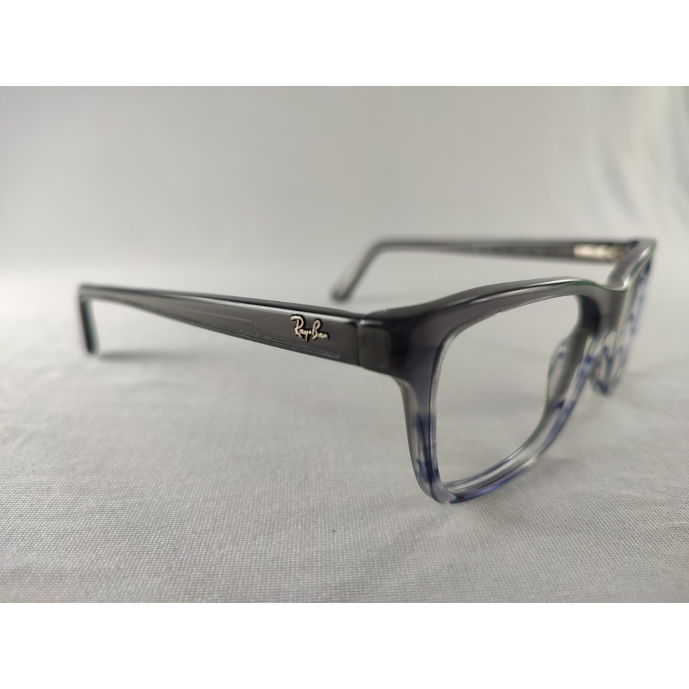 Ray-Ban Junior RB 1536 3730 Grey Blue Striped Eyeglass Frames 48-16-130 Kids